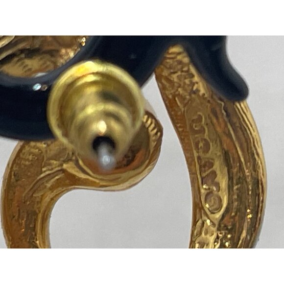 Vintage Avon Goldtone Faux Pearl 1” Swirl - Picture 5 of 5